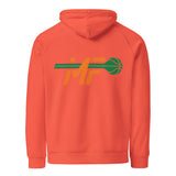 Major Fundamentals grren/orange raglan hoodie