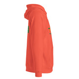 Major Fundamentals grren/orange raglan hoodie