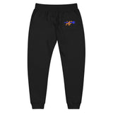 MF white fleece sweatpants