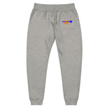 MF white fleece sweatpants