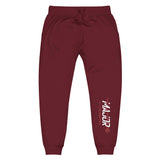 MF Maroon fleece sweatpants
