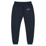 MF white fleece sweatpants