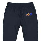 MF white fleece sweatpants