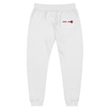 MF Maroon fleece sweatpants
