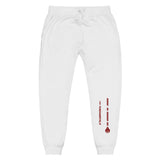 MF Maroon fleece sweatpants