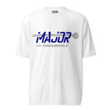 MajorFundamentals blue/gray performance crew neck t-shirt