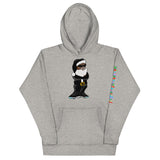 Back Santa black Hoodie