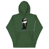 Back Santa black Hoodie