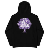 Kids Purple Camo fleece hoodie