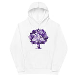 Kids Purple Camo fleece hoodie