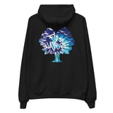 Ocean flush tie dye fleece hoodie