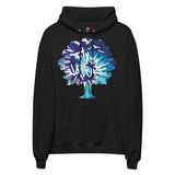 Ocean flush tie dye fleece hoodie