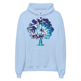 Ocean flush tie dye fleece hoodie