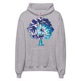 Ocean flush tie dye fleece hoodie