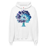 Ocean flush tie dye fleece hoodie