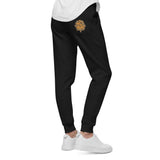 Leopard fleece sweatpants