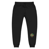 Unisex Red n Green Camo tree fleece sweatpants