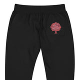 Unisex Red Camo Tree fleece sweatpants