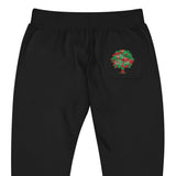 Unisex Red n Green Camo tree fleece sweatpants