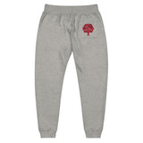 Unisex Red Camo Tree fleece sweatpants