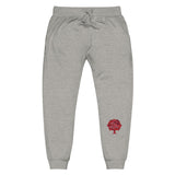 Unisex Red Camo Tree fleece sweatpants