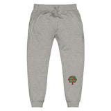 Unisex Red n Green Camo tree fleece sweatpants
