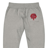 Unisex Red Camo Tree fleece sweatpants