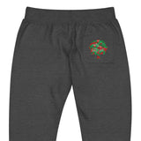 Unisex Red n Green Camo tree fleece sweatpants