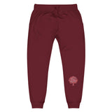 Unisex Red Camo Tree fleece sweatpants