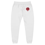 Unisex Red Camo Tree fleece sweatpants