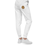 Leopard fleece sweatpants