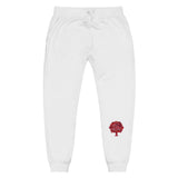 Unisex Red Camo Tree fleece sweatpants