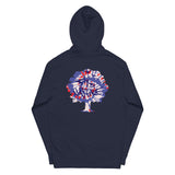 RedWhiteBlue Dye Tree hoodie