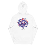 RedWhiteBlue Dye Tree hoodie