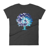 Women's Blue TieDye sleeve t-shirt